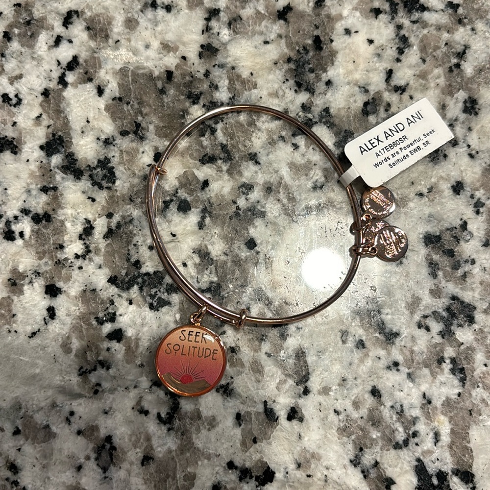 Alex and Ani Rose Gold Seek Solitude